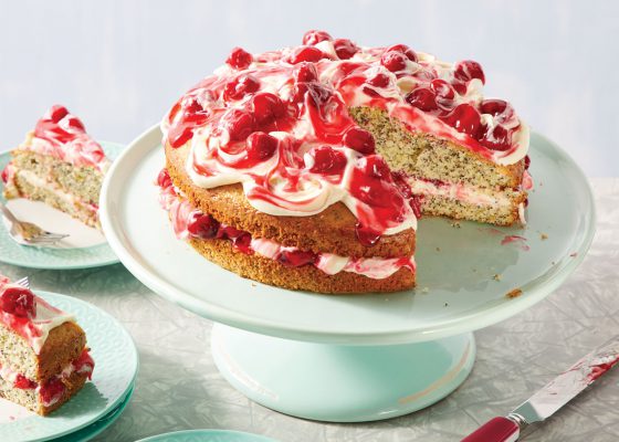Cherry Poppy Seed Cake