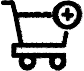 bucket_icon Black shopping cart Icon