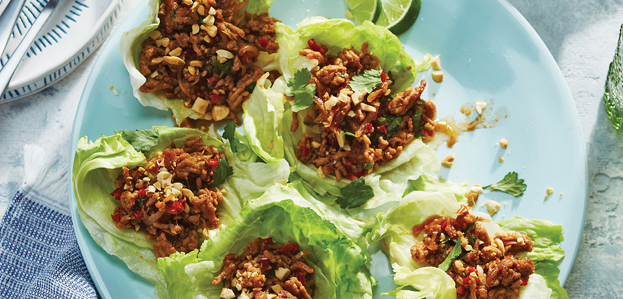 Grilled Chicken in Lettuce Wraps
