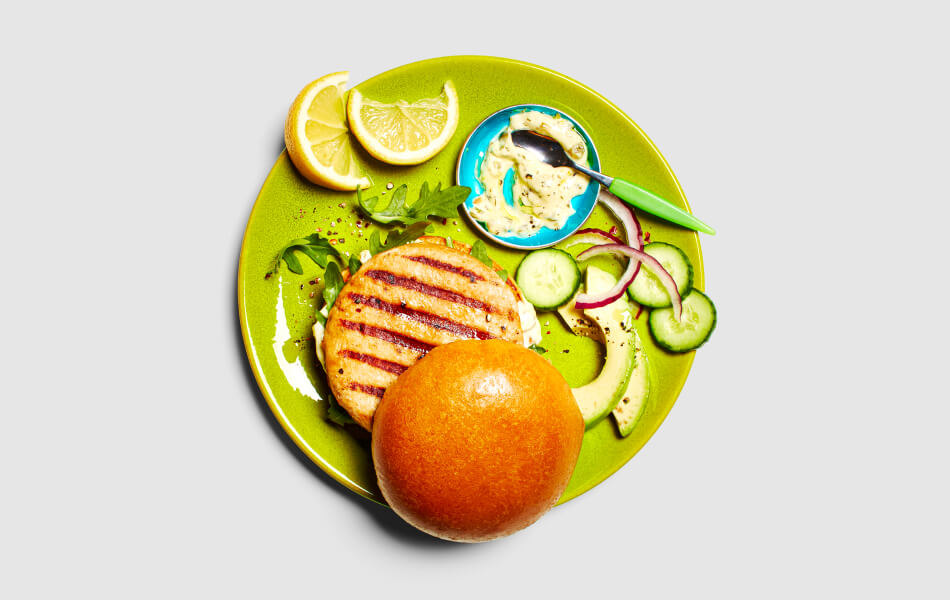 Wild Sockeye Salmon Burger