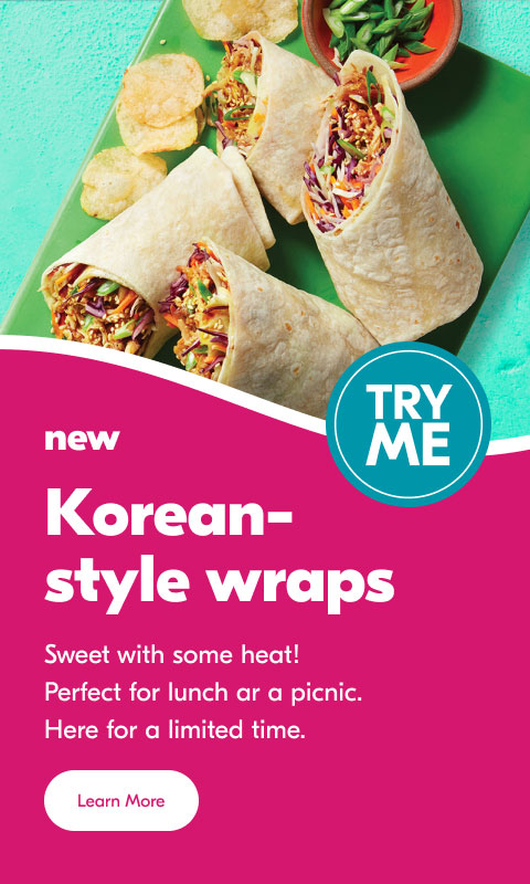 Korean style wraps