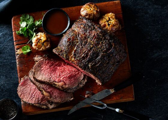 Garlic Butter Prime Rib