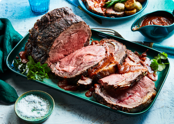 Smoky Berbere Spiced Prime Rib Roast Beef