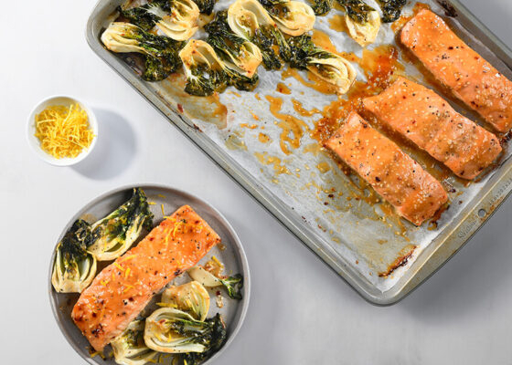 Miso Glazed Salmon with Bok Choy