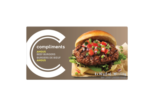 Compliments Angus Burgers