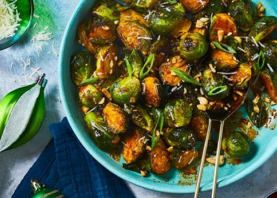 Air Fryer Gochujang Brussels Sprouts