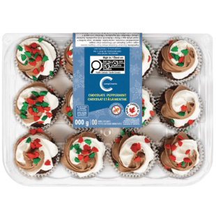 Package of Compliments Mini-Peppermint cupcakes