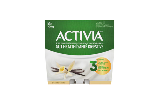 Activia Yogurt with Probiotics Vanilla 8 x 100 g